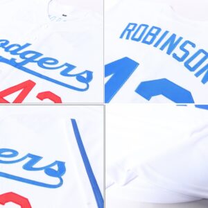 Custom White Royal-Red Authentic Baseball Jersey