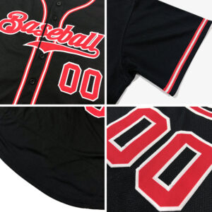 Custom Black White-Gray Authentic Baseball Jersey