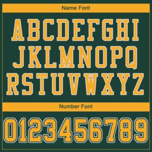 Custom Green Gold-White Mesh Authentic Football Jersey